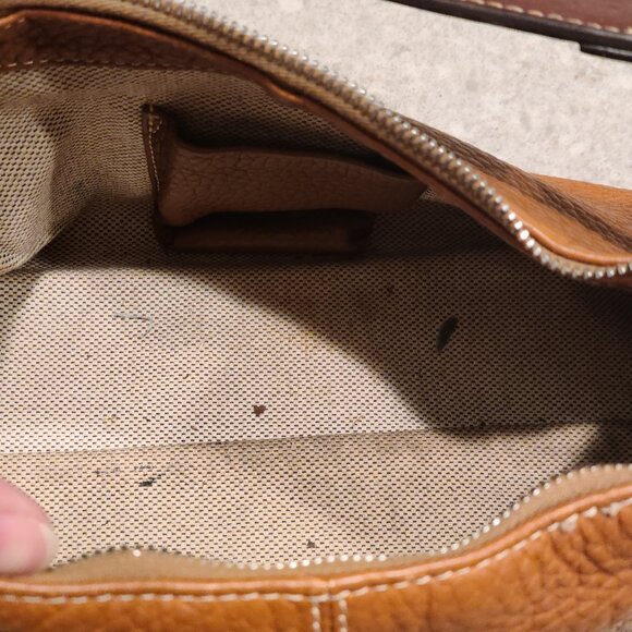 Vintage 1976 Dooney & Bourke All Weather Leather Shoulder Bag - Picture 7 of 12